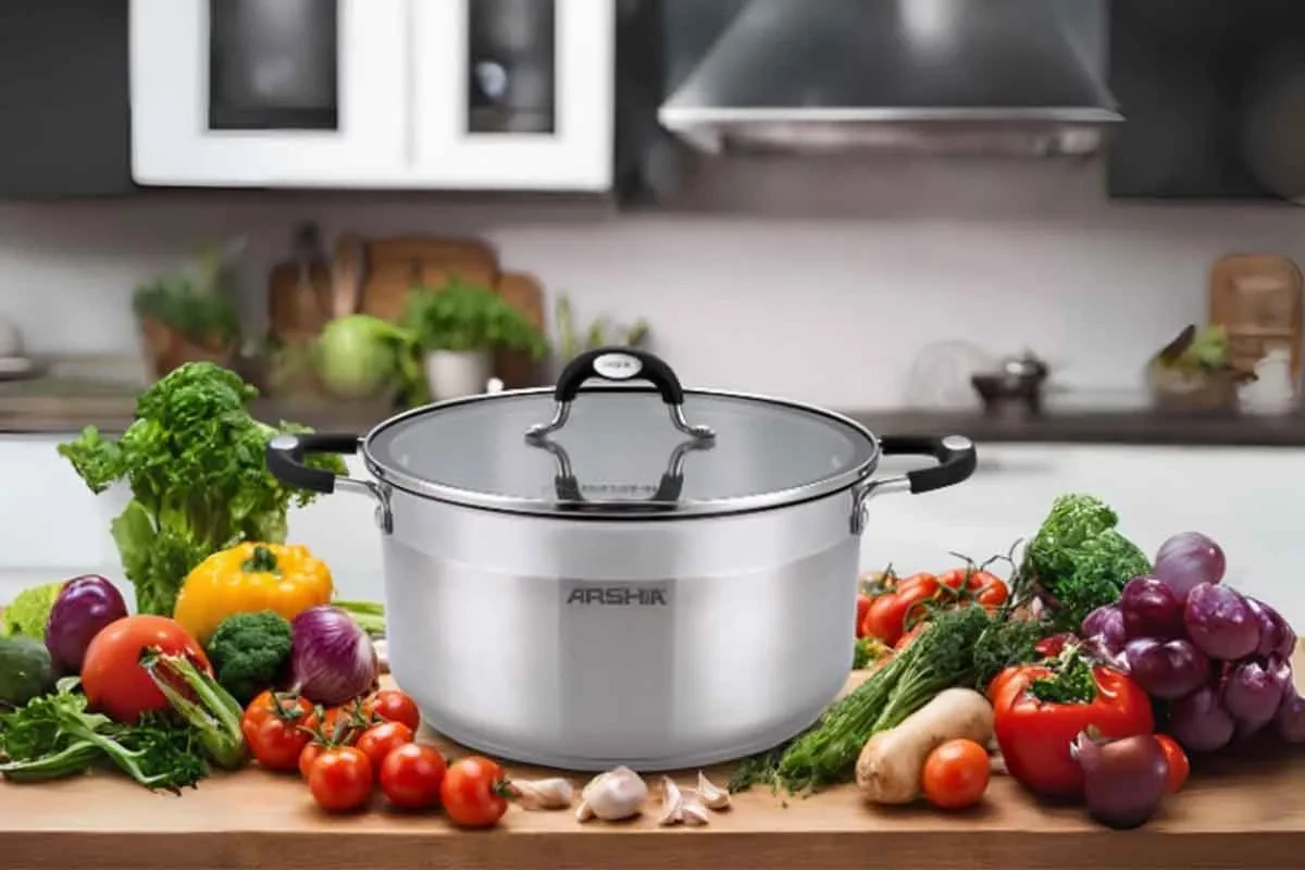 تکنیکهای آشپزی با قابلمه استیل عرشیا - راهنمای جلوگیری از چسبیدن غذا و پخت یکنواخت