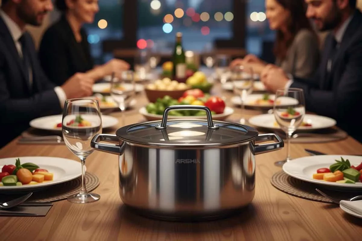 راهنمای سایز قابلمه عرشیا: کدام سایز برای چند نفر مناسب است؟