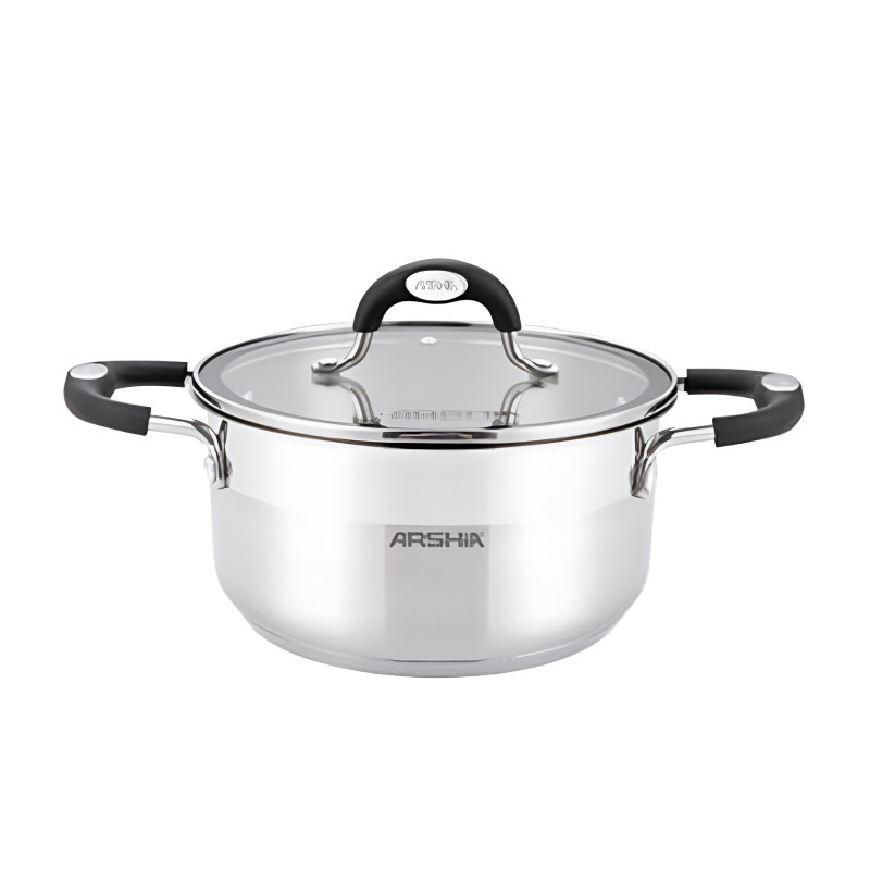  قیمت خرید  قابلمه دو درب 28 سانت استیل عرشیا مدل SS478-3082