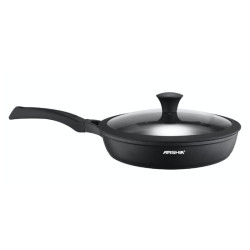 ماهیتابه تک دسته چدن تیتانیوم 26 سانتی‌ عرشیا مدل CO498-3120