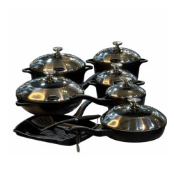  قیمت خرید مشخصات سرویس قابلمه 14 پارچه چدن دایکاست عرشیا مدل CO395-3074