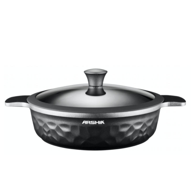  قیمت خرید  ماهیتابه دو دسته چدن دایکاست 32 سانت عرشیا مدل CO110-3159