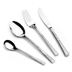 سرویس قاشق چنگال استیل مات 12نفره 86 پارچه عرشیا مدل TM762M-3042 سرویس قاشق چنگال استیل مات 12نفره 86 پارچه عرشیا مدل TM762M-3042