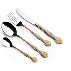  قیمت خرید مشخصات سرویس قاشق و چنگال استیل 18 نفره 95 پارچه عرشیا مدل TM112GS-3358