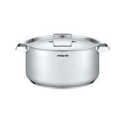 قابلمه استیل 26 سانت عرشیا مدل SS768-3666 قابلمه استیل 26 سانت عرشیا مدل SS768-3666