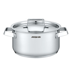 قابلمه استیل 22 سانت عرشیا مدل SS768 -3663