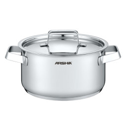 قابلمه استیل 18 سانت عرشیا مدل SS768 -3661