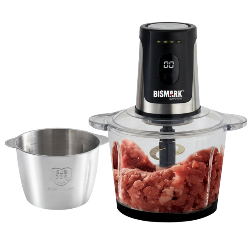 قیمت خرید خردکن دوکاسه 3 لیتری بیسمارک مدل BMC504 قیمت خرید خردکن دوکاسه 3 لیتری بیسمارک مدل BMC504