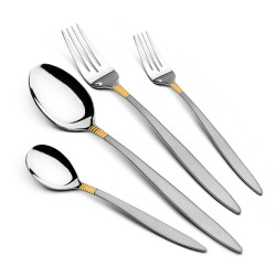 سرویس قاشق چنگال استیل 12 نفره 48 پارچه عرشیا مدل TM333GS-3472 سرویس قاشق چنگال استیل 12 نفره 48 پارچه عرشیا مدل TM333GS-3472