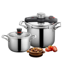 زودپز گازی دوقلو آیکو مدل AK484PC