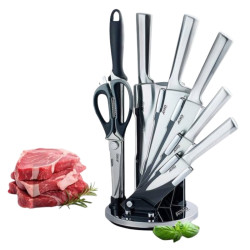  قیمت خرید مشخصات سرویس کارد و چاقوی 8 پارچه آیکو مدل AK611KS