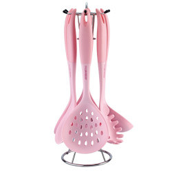 سرویس کفگیر و ملاقه 7 تکه سیلیکونی عرشیا مدل UL135-3007 سرویس کفگیر و ملاقه 7 تکه سیلیکونی عرشیا مدل UL135-3007