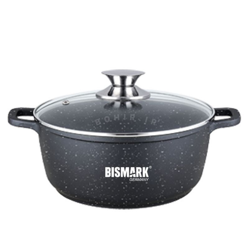 قیمت خرید قابلمه گرانیت 16 سانت بیسمارک مدل BM629 قیمت خرید قابلمه گرانیت 16 سانت بیسمارک مدل BM629